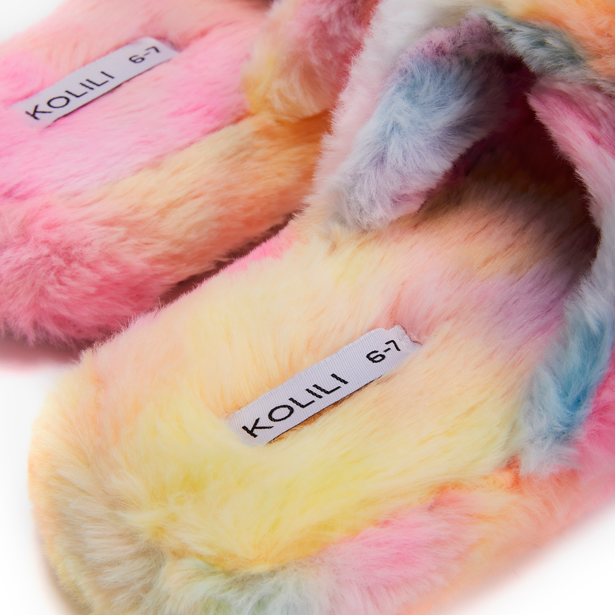 Amélie Home Women's Feather Open Toe Slippers Fuzzy Pink – mgsstyleboutique