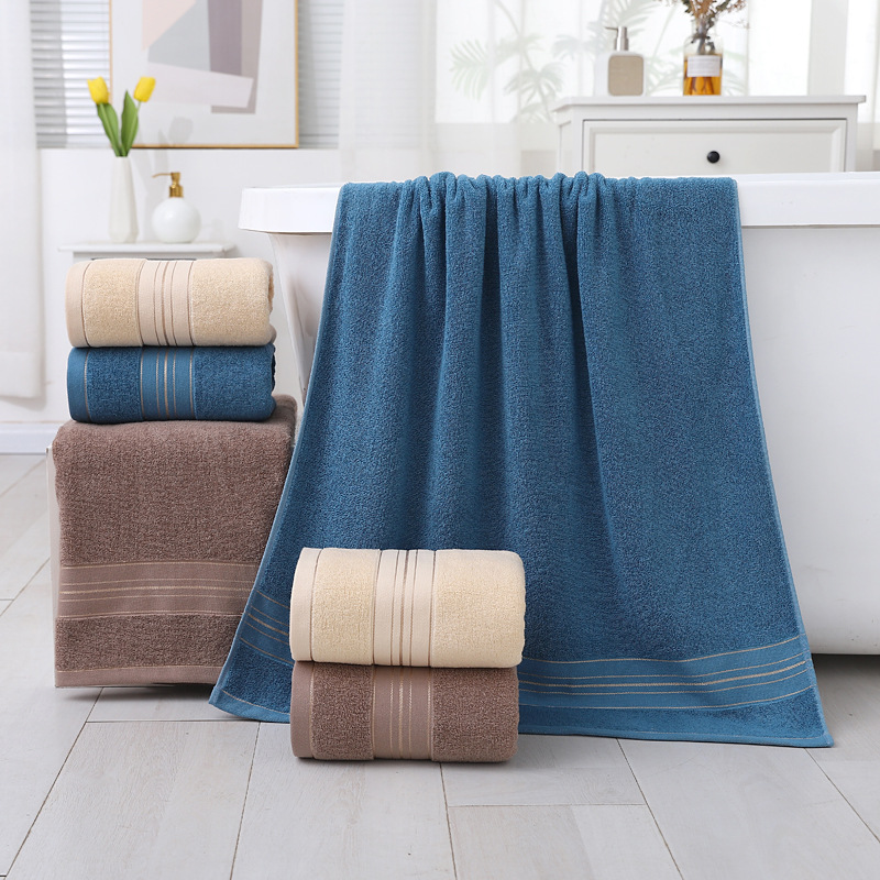 Thick Bath Towel Set Bathroom Cotton Soft Absorbent Towels Adult