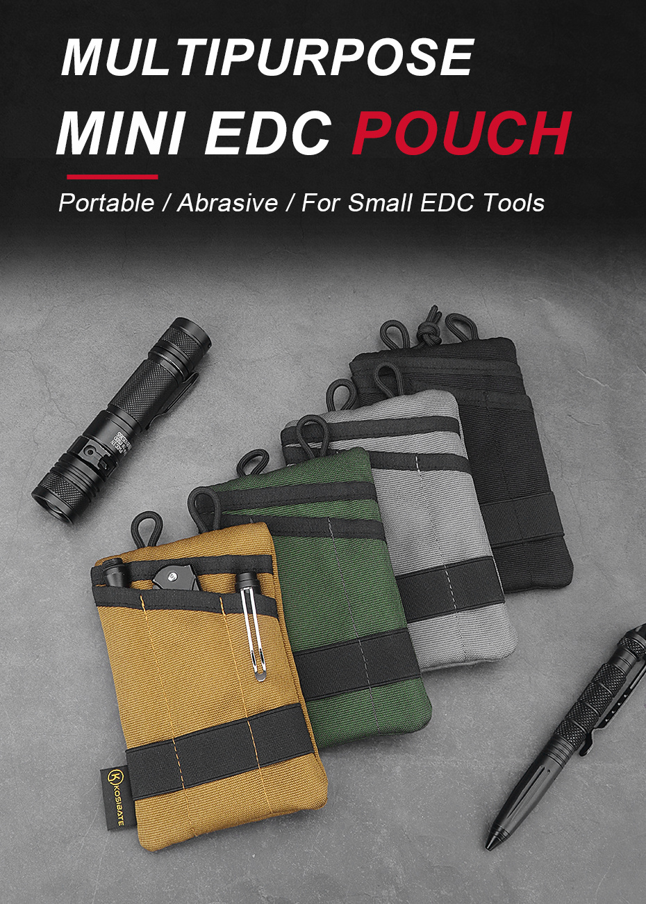 Edc Pouch Edc Pocket Organizer Mini Tool Pouch 4 Pockets - Temu