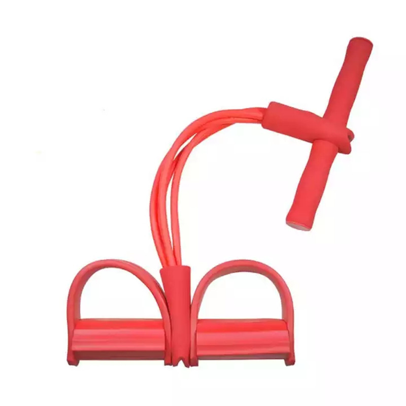 Yoga Pedal Puller tragbares Widerstands band 6-Rohr Pedal Knöchel Puller  mehrfarbige Bauch trainer elastische Pedal Booster Körper - AliExpress