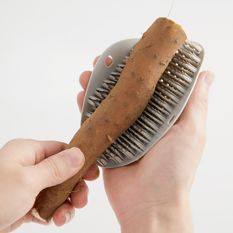 Efficient Kitchen Fruit And Vegetable Cleaning Brush - Perfect For