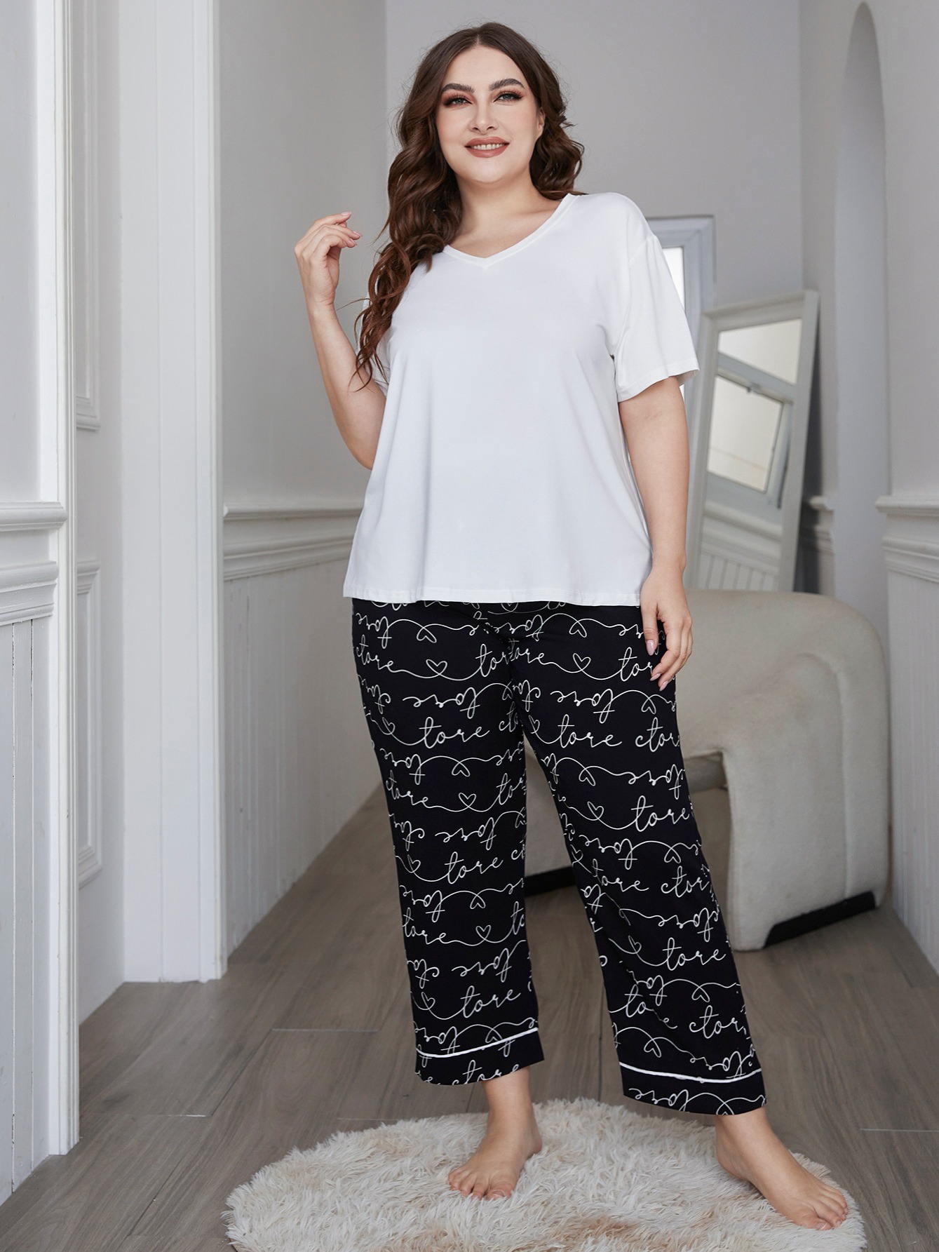 Capri Pajama Pants Plus Size - Temu