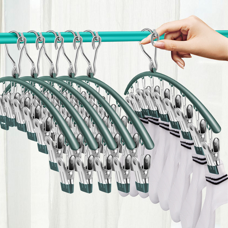 3PCS Non-Slip Plastic Hanger Closet Organizer Hangers for Clothes  Multifunctional Adult Clothes Drying Rack Clothing Organizer - AliExpress