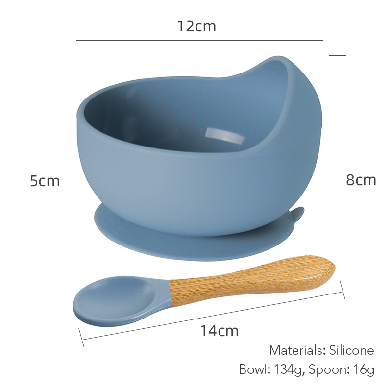 Silicone Baby Bowl - Blue