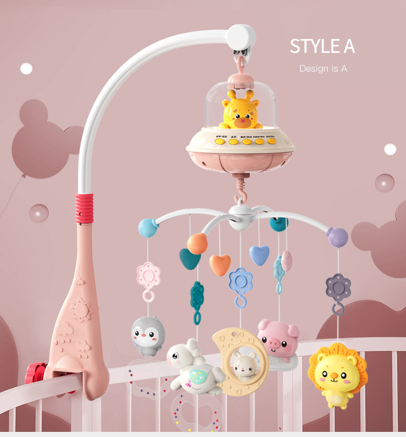 Newborn Mobile Quack Toy 0 12 Month Old Baby Music Education Temu