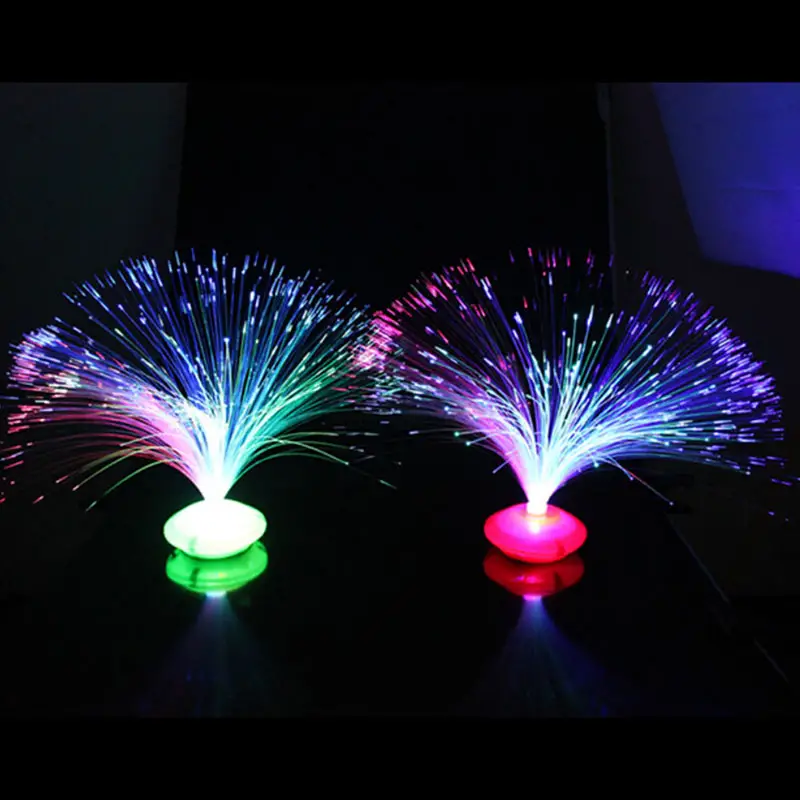 1pc led multicolor changing fiber light home fiber optic lamp details 1