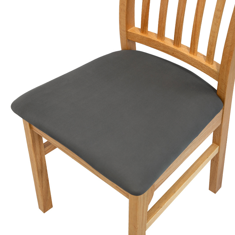 1pc All Season Solid Color Chair Cushion Cover Kitchen Chair Seat 
