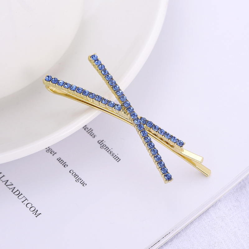 Crystal Rhinestone Bobby Pins Fancy Hair Clips Bling Barrettes