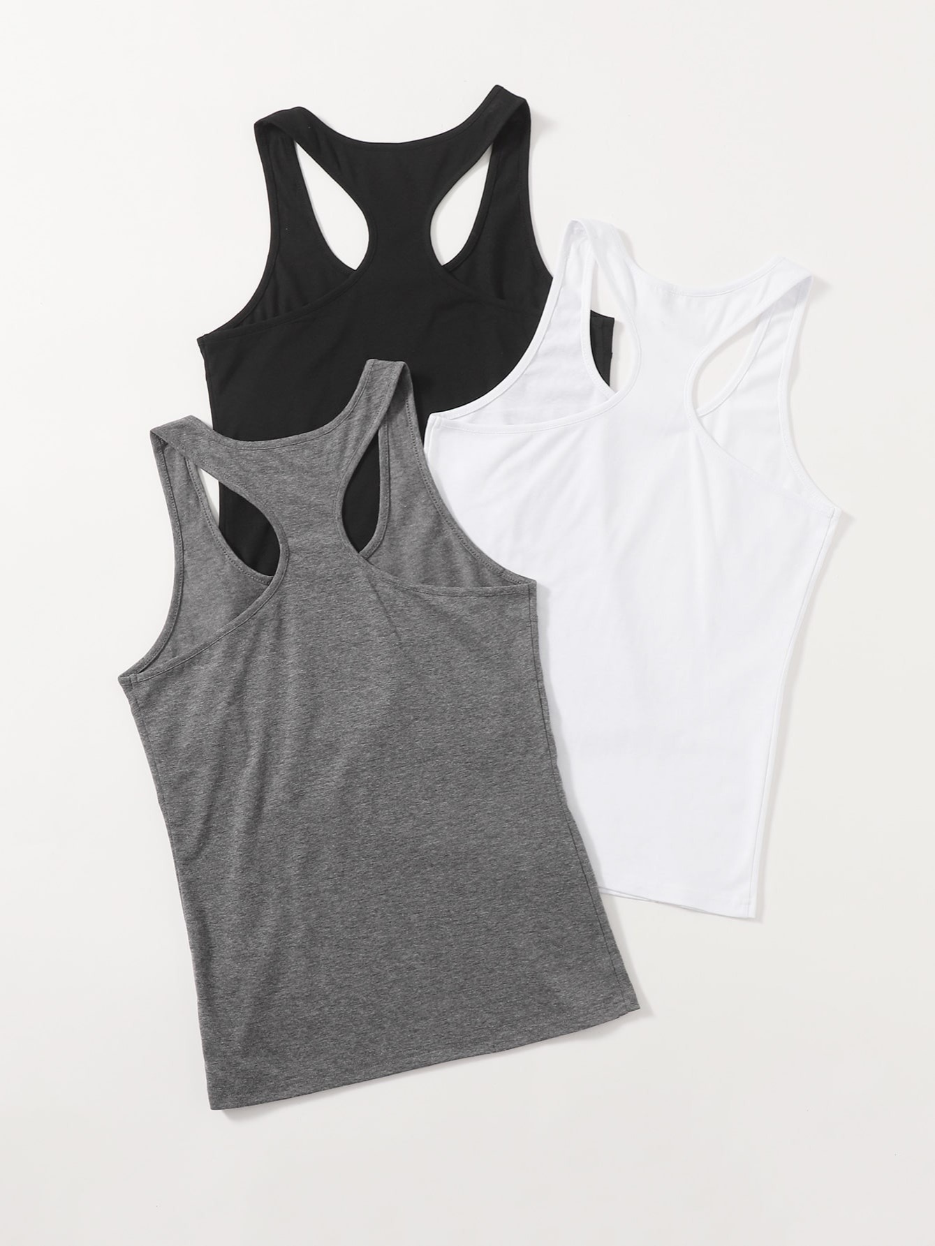 Women's Sports Tank Top Set Casual Solid Color Sexy Yoga - Temu