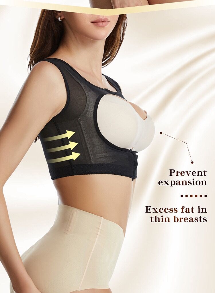 Chest Brace Shapewear Double Breasted Correction Belt Sitting Posture  Correction Pair Of Breast Invisible Collation Underwear For Women