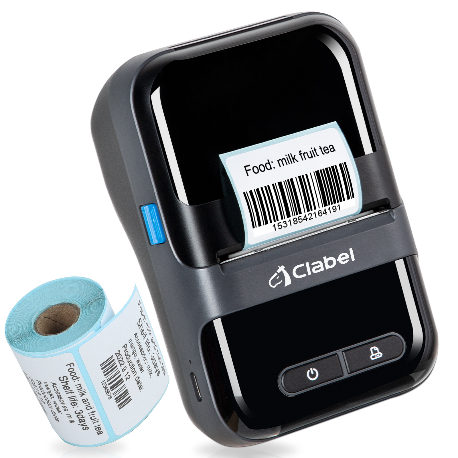 1pc Label Maker Clabel 220b Portable Barcode Printer Mini Wireless