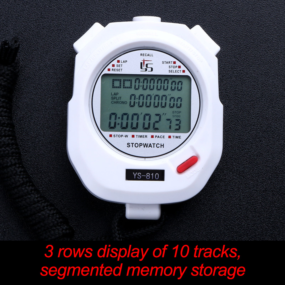 Digital Stopwatch Chronograph Sports Timer Stop Watch