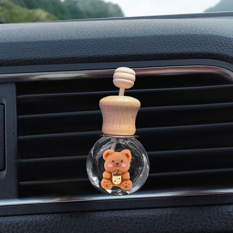 Diffuser Bear Car Air Freshener Car Perfume Clip Car Aromatherapy Air Vent  Clip