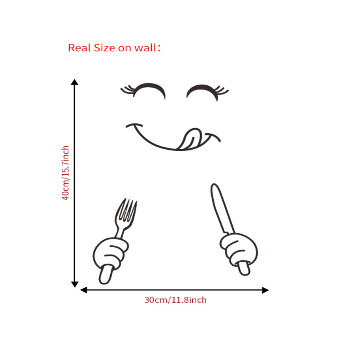 4 Uds. Pegatinas bonitas de dibujos animados para nevera, pegatinas de  vinilo para arte de la pared de cocina, gafas de sol sonrientes divertidas,  calcomanías para refrigerador para decoración del hogar brillar