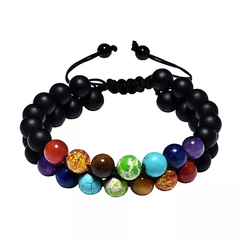 Handmade 7 Chakra Beads Bracelet - Temu