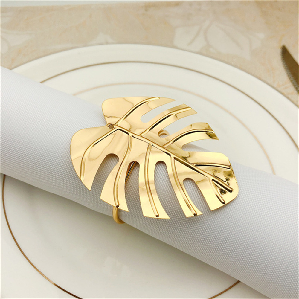 Houseplant Simulation Turtle Leaf Napkin Ring Leaf Table Napkin Ring ...