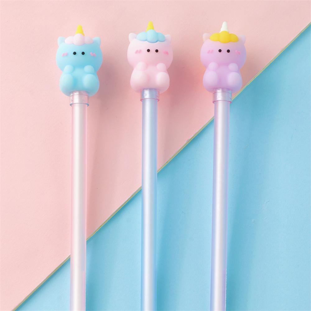 3pcs Rainbow Unicorn Gel Pens