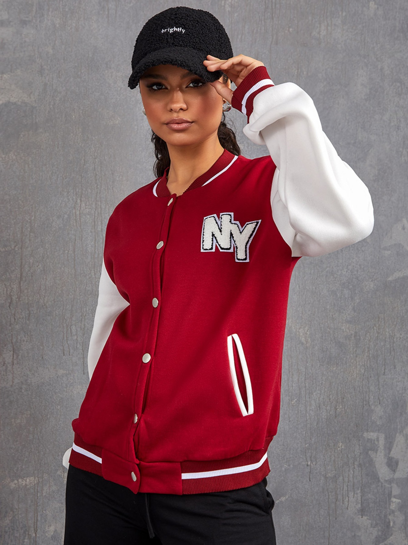 Unisex NY Varsity Jacket for Men and Women (M, NY Varsity Jacket)