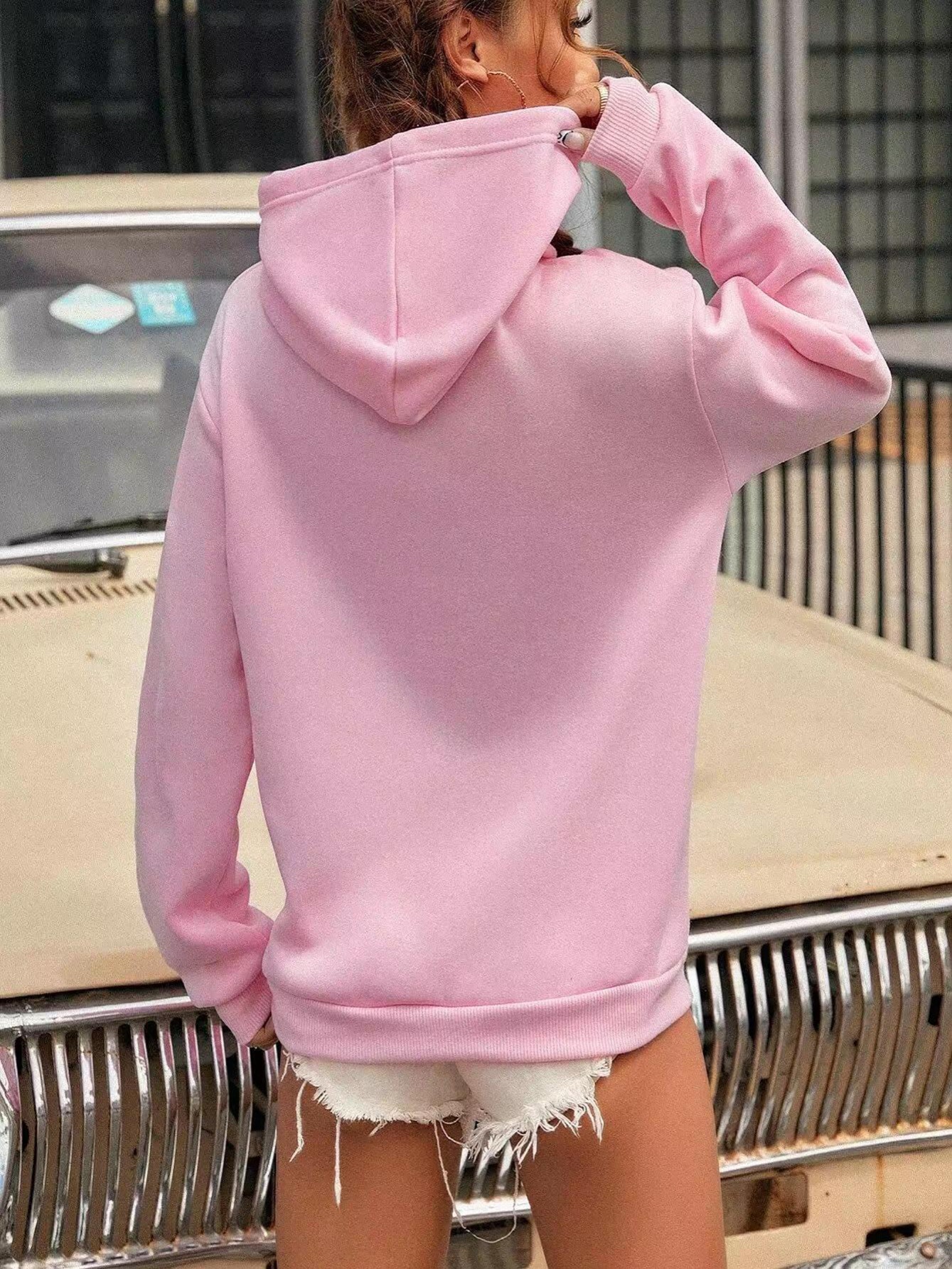 Women's Hooded Sweatshirt Lightweight Long Sleeve Pullover Hoodie