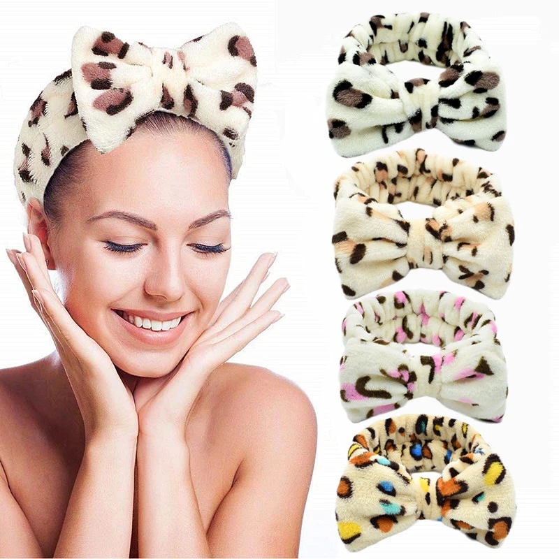 Head Wrap for Ladies Facial Headband Spa Elastic Makeup Adjustable Hair  Fabric