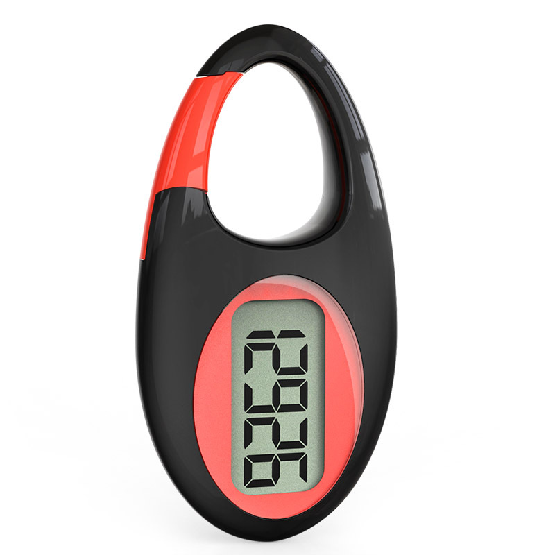 Podómetro 3D, contador de pasos preciso con cordón de 210 mAh, pistas de  quema de calorías, personalizado, contador de pasos preciso para hombres