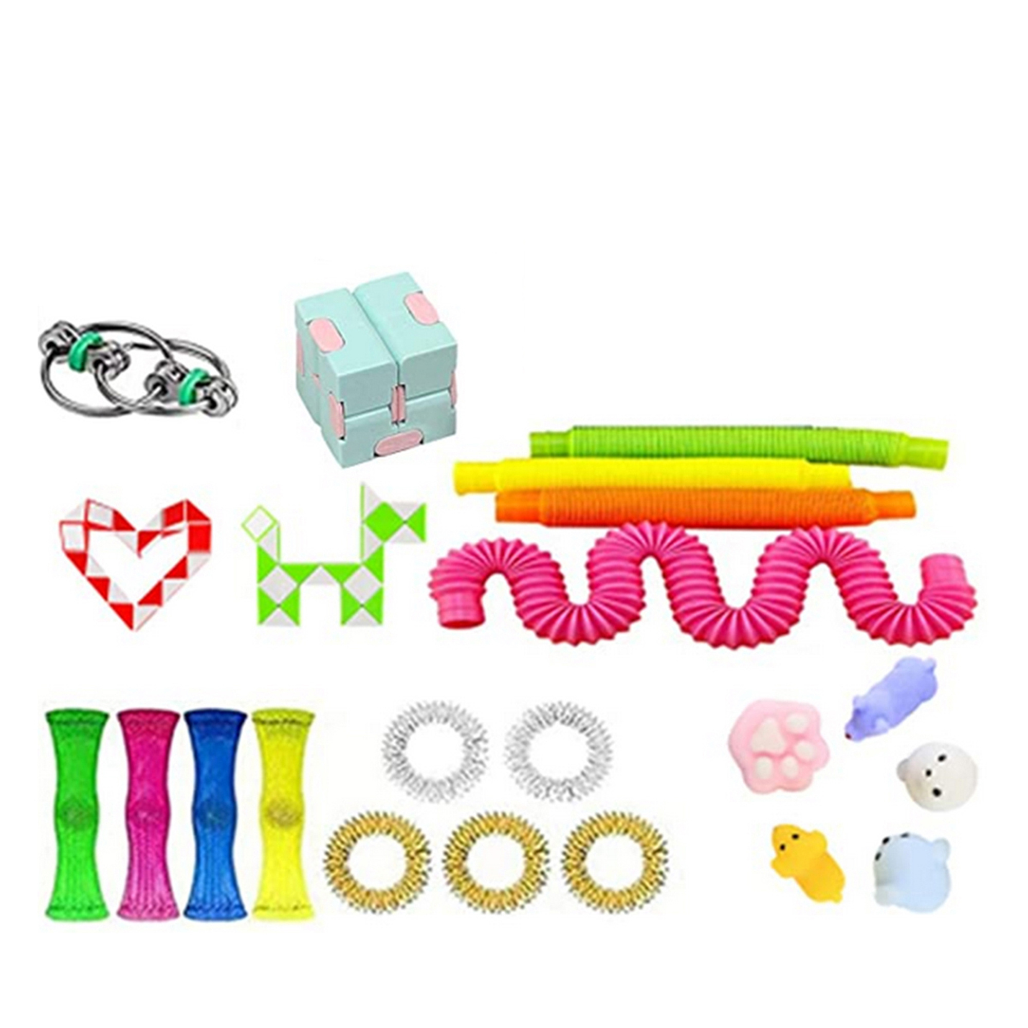 1set Multiple Shapes Sensory Fidget Toys | Shop Now For Limited-time ...