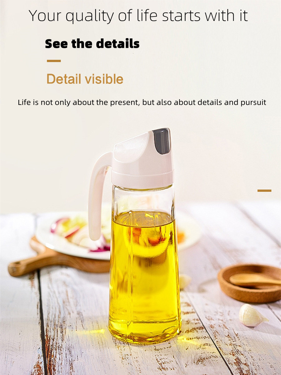 Large capacity Kitchen Glass Oil Jug Automatic Opening Temu