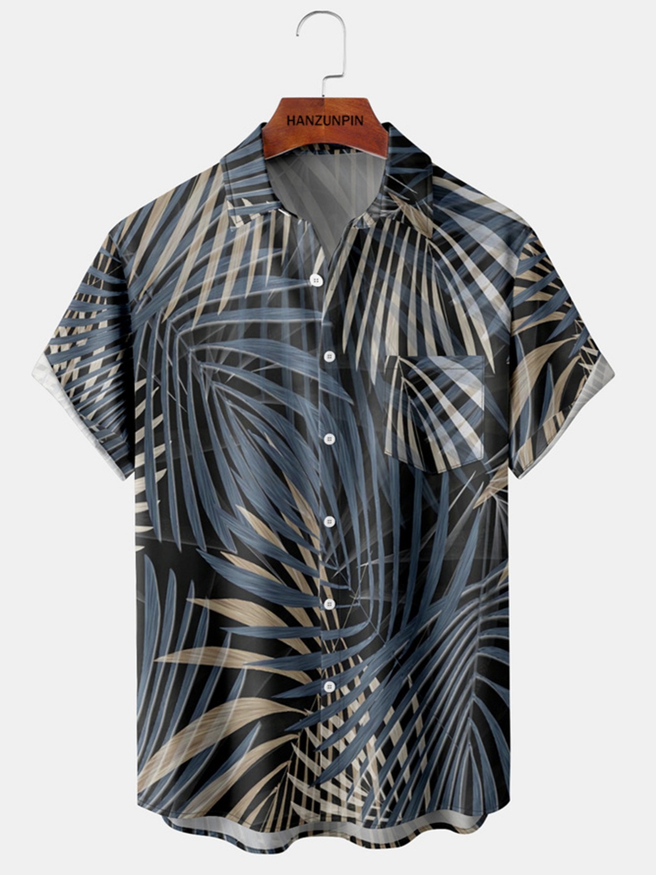 Mens Coconut Tree Hawaiian Shirt Short Sleeve Shirt | 90 Days Buyer ...