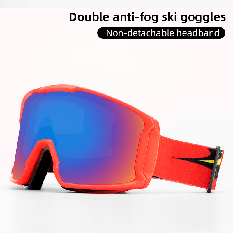 New Single Board Skiing Goggles, Motorcycle Windshield, Dual-Layer Anti-Fog  Skiing And Ice Skating Goggles, Skiing Sunglasses, Single Board Goggles,  Wind And Fog-Proof Skiing Goggles, Winter Outdoor Sports