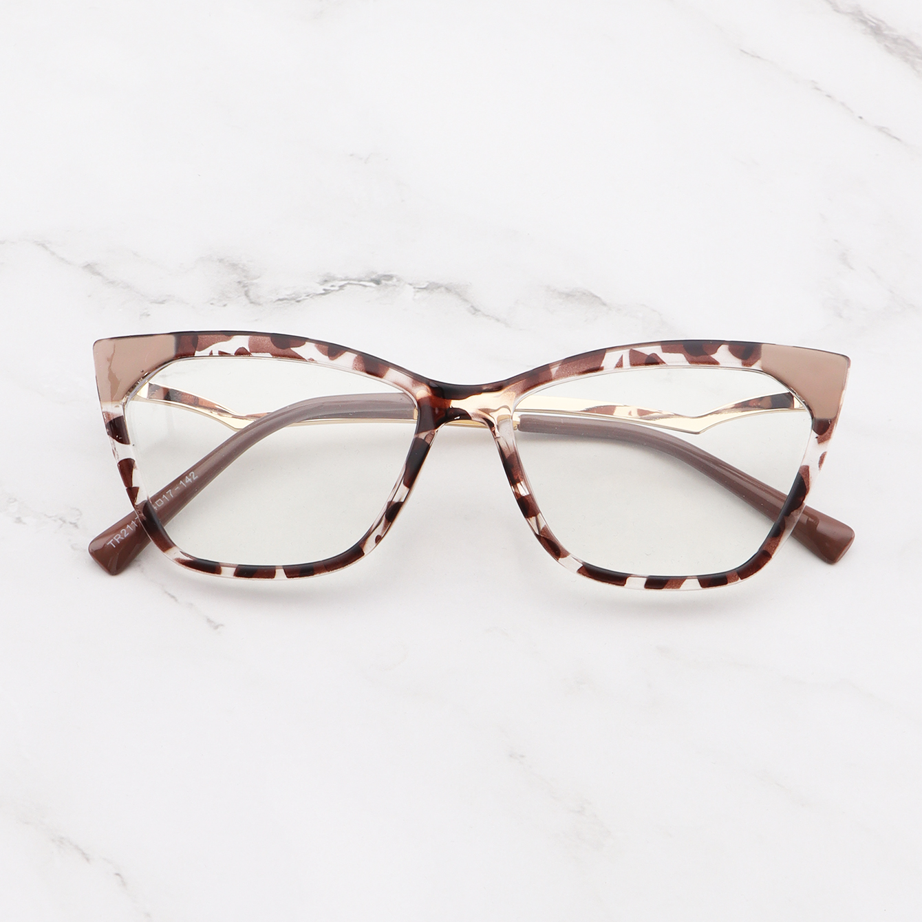 Fashionable Brown Cat Eye Sunglasses