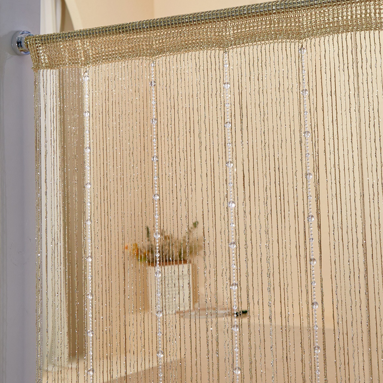 Doorway Beaded Curtain Door String Curtains Crystal Beads - Temu