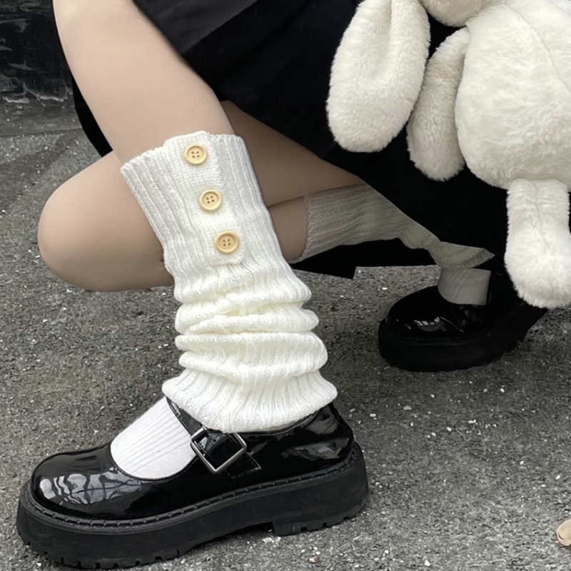 Women Socks Leg Warmer Plush Tassel Aesthetic Bandage and Hollow Out Adult  Leg Warmers Boot Cuffs Cover