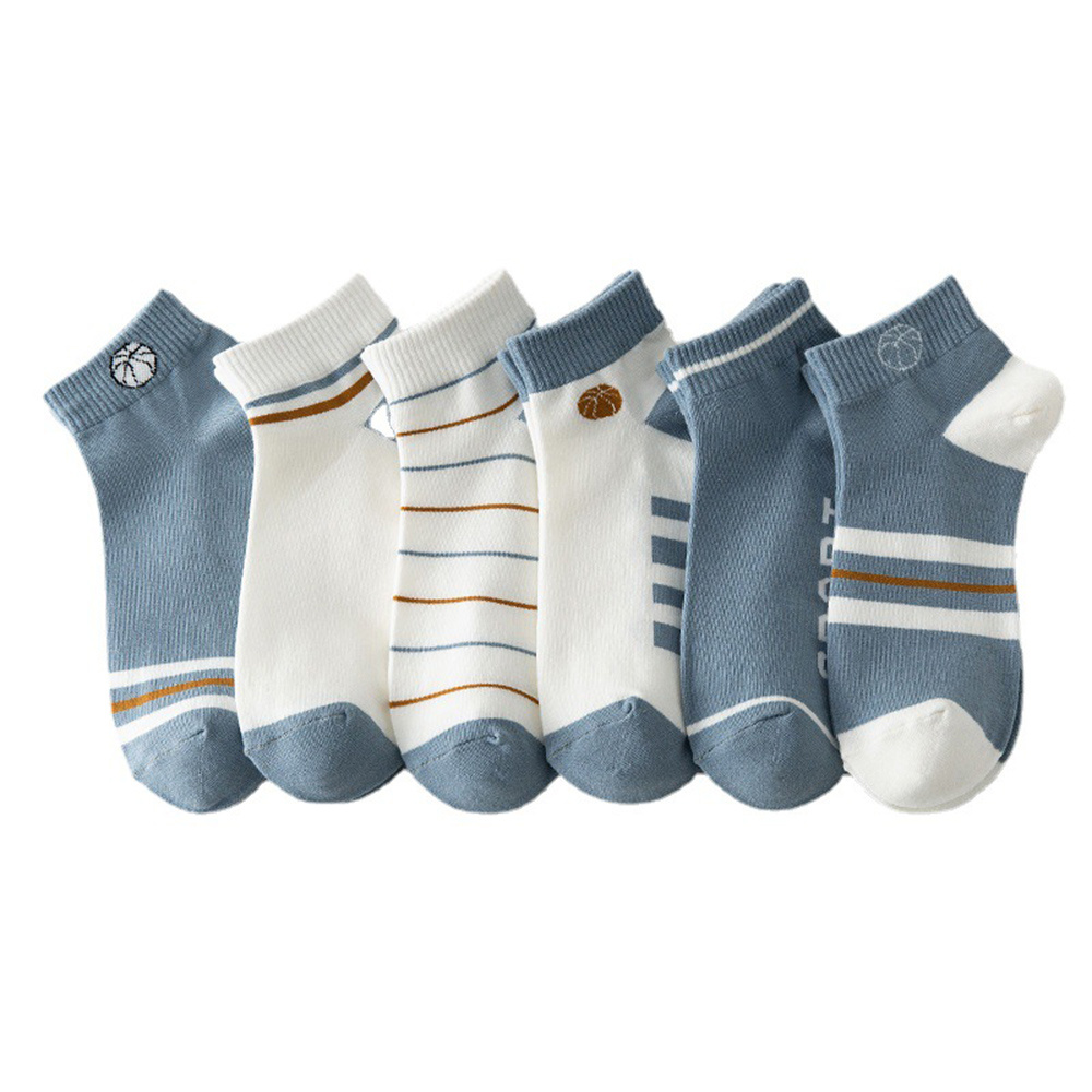 6-pack Men' Color Short Socks