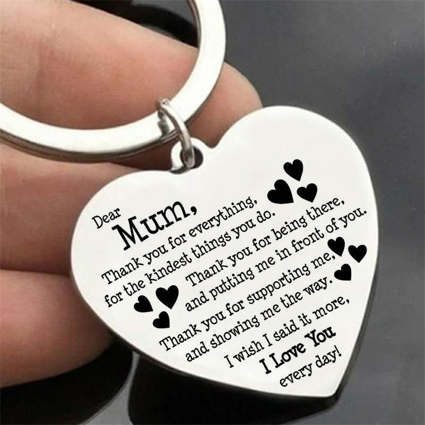 Cute Love Heart Couple Keychain Enamel Letter Mr Mrs Heart Key