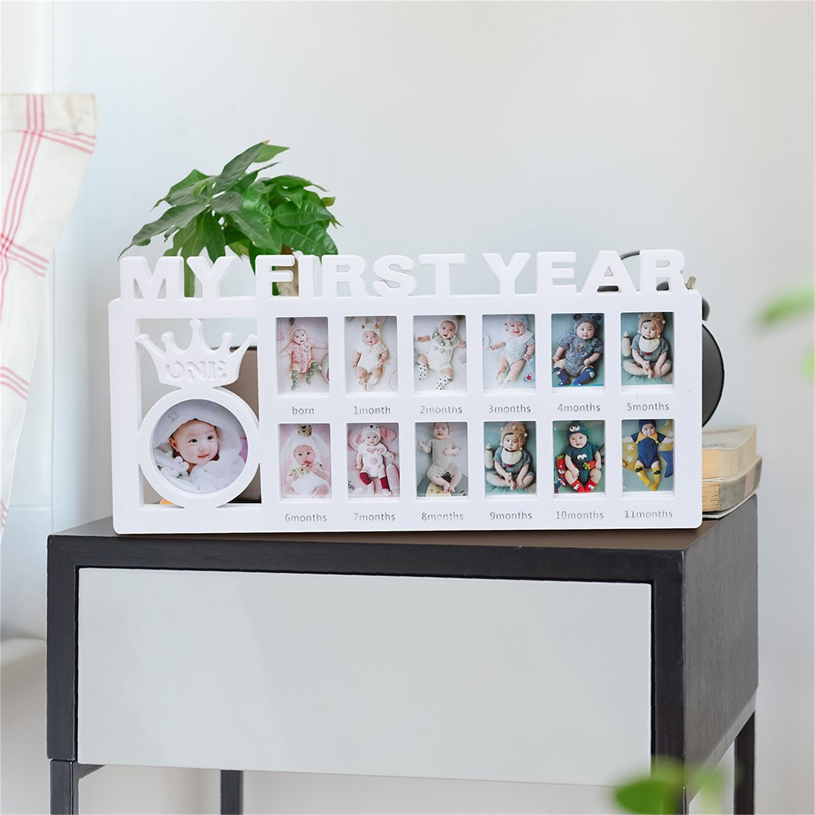 12 Month Growth Record Photo Frame for Baby