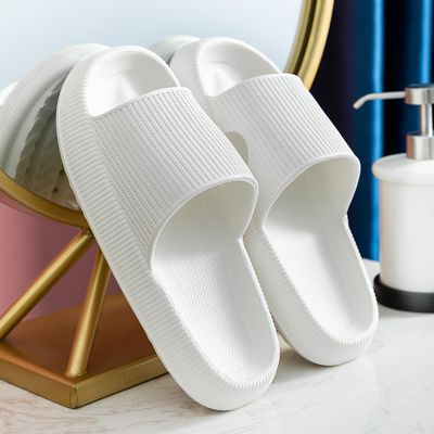 Men's Casual White Platform Home Sandals