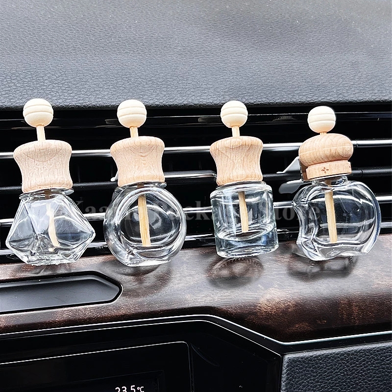 Car Air Freshener Aroma Polymer Gel Glass Jar Fragrance Interior Of The Car