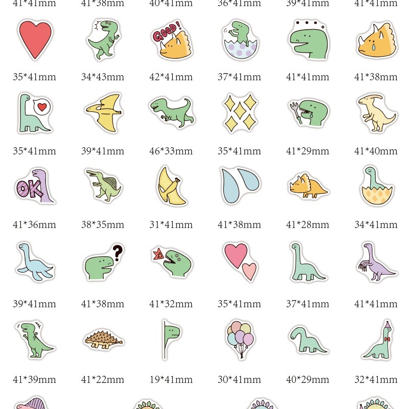 Dinosaur Stickers 5 Pack