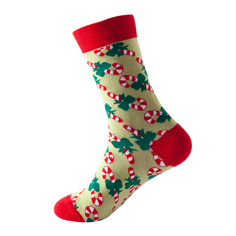Hand In Hand Socks Cute Funny Christmas Mid Tube - Temu