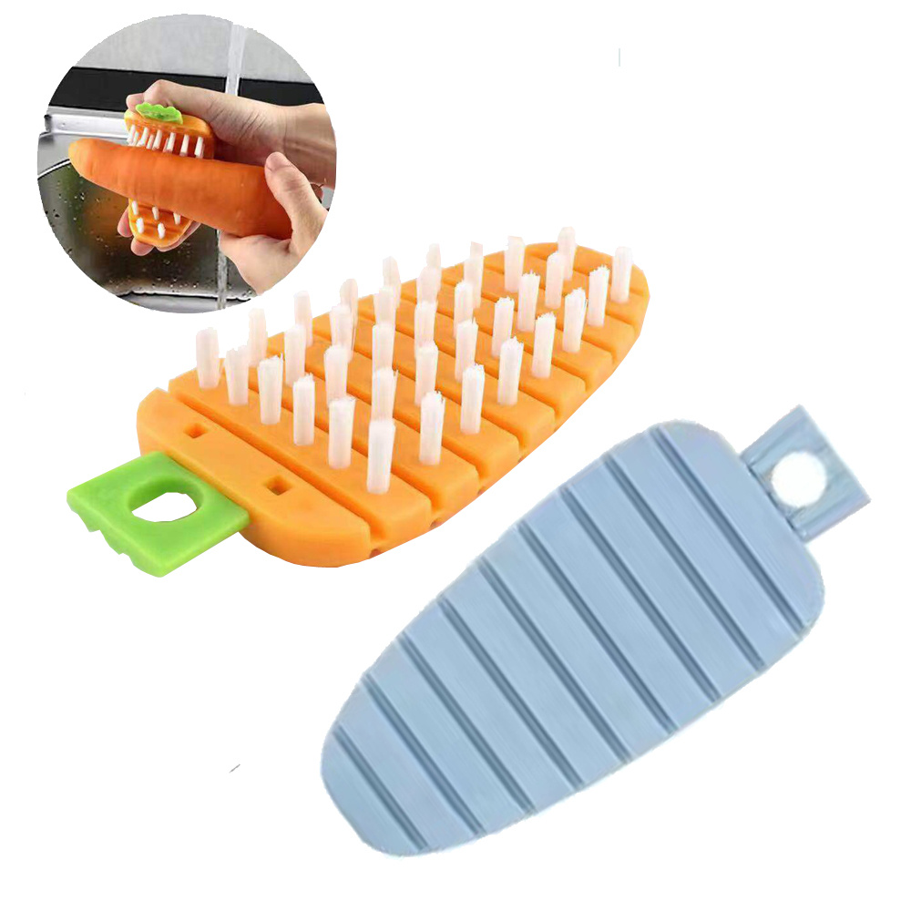 1 PC Animal Design Scrub Brush Vegetable Cleaning Potato Fruit Cleaner Scrubber