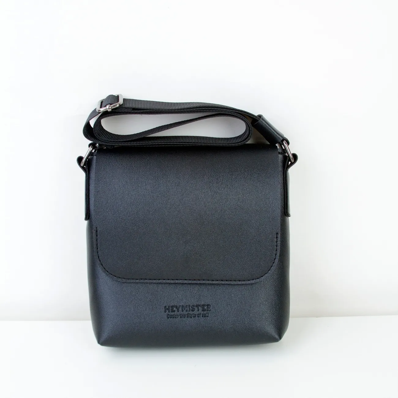 simple black crossbody bag