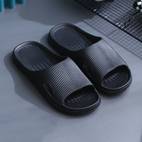 mens shower bathroom non slip quick drying soft comfy thick sole slides slippers lightweight eva house shoes men s shoes