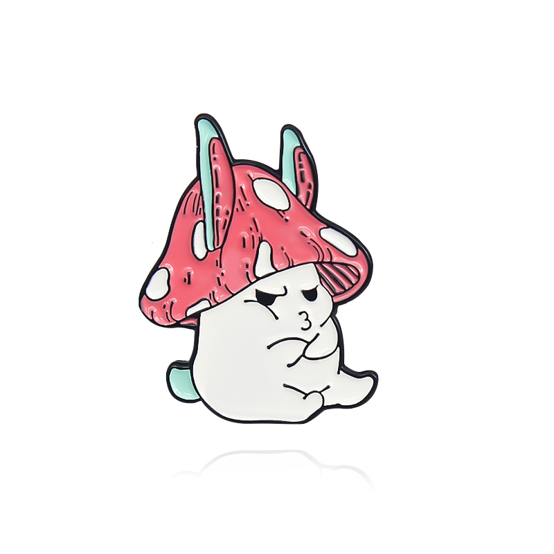Zodiac Mushroom Hat Animal Brooch