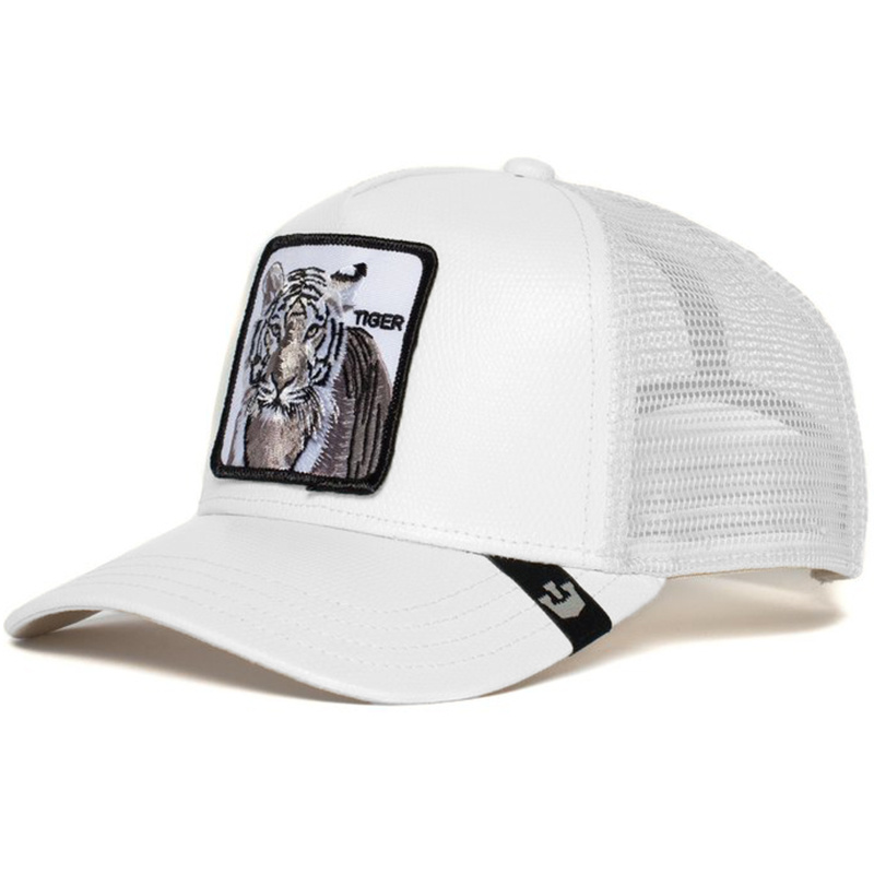 Animal Embroidery Mesh Baseball Hat