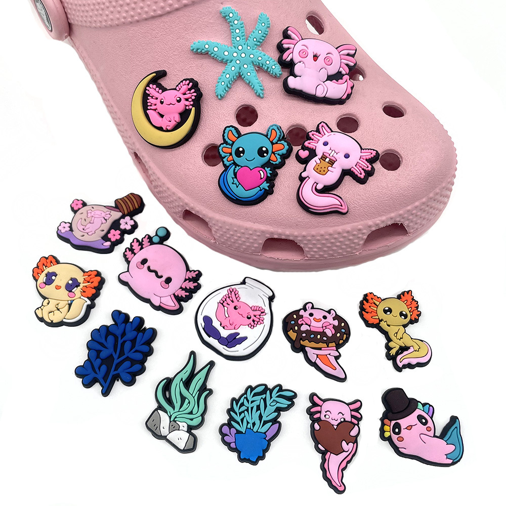 Axolotl Shoe Charms Decoration Cute - Temu