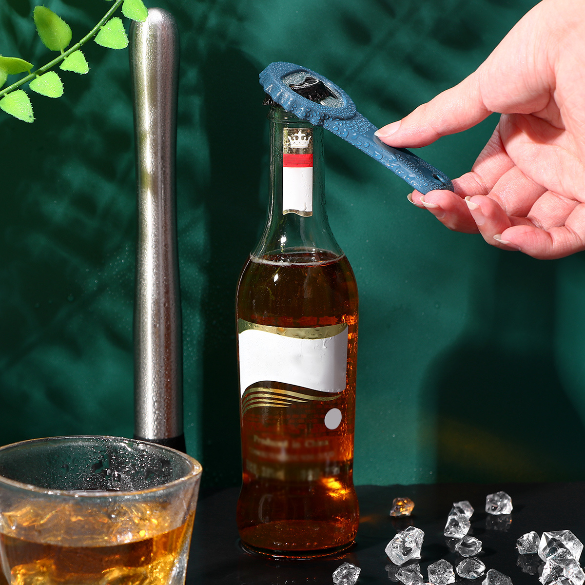 Convenient And Stylish Small Bottle Opener - Easily Open Bottles With One  Hand - Temu