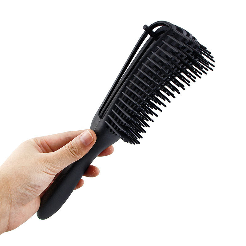 detangling hair brush knots detangler scalp massage comb hair detangler great for thick wet dry hair straight hair comb for home or salon use women and kids details 8
