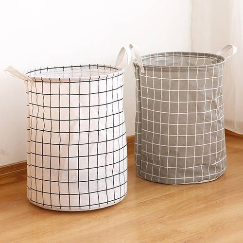 1pc Round Dirty Clothes Basket, Laundry Basket, Portable Dirty Clothes Hamper