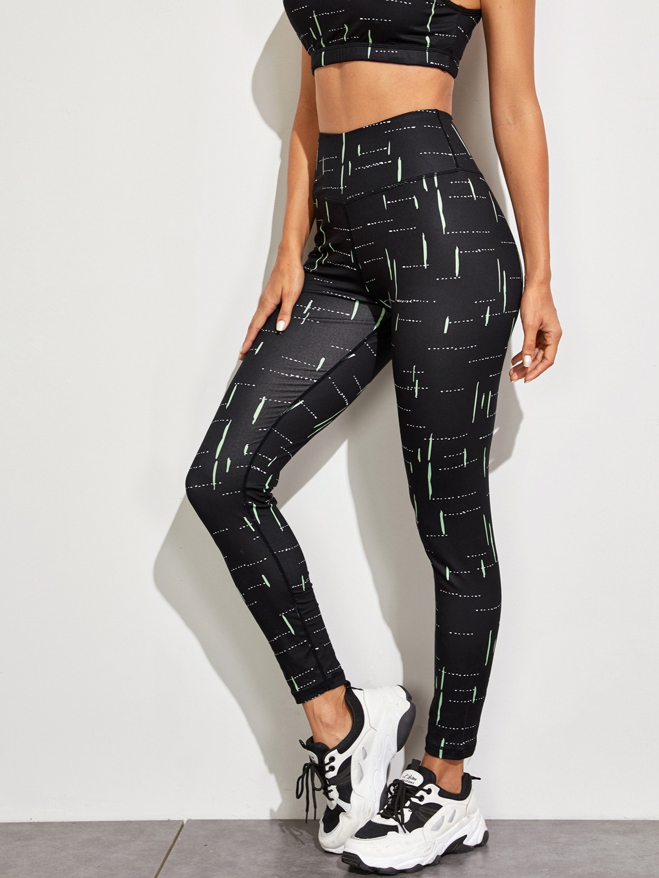 Patterned best sale exercise leggings