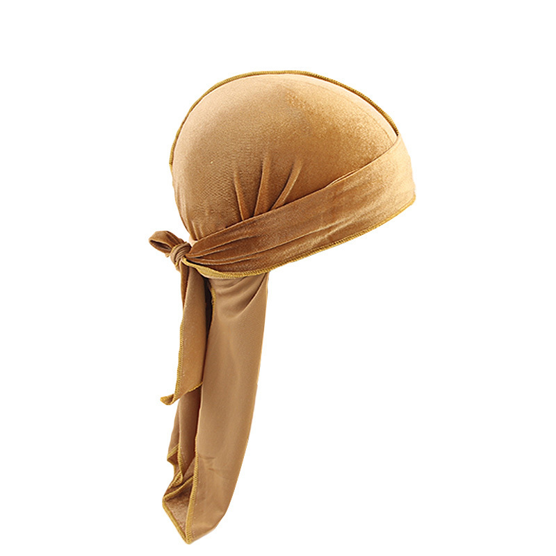 1pc Men's Velvet Durag Pirate Hat